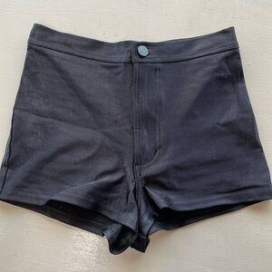 American apparel high waist disco shorts